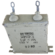 Конденсатор MPHP-2 1uF 630V производства Польской фирмы Unitra-Telpod